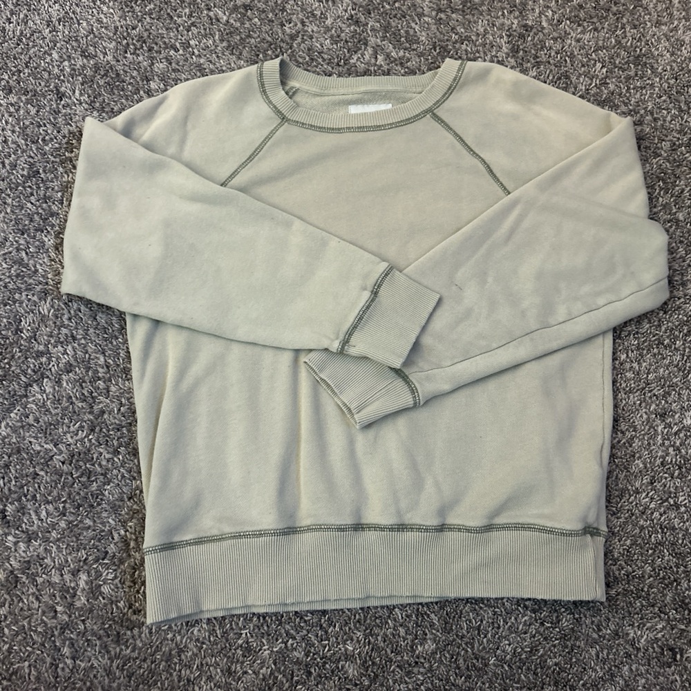 American Eagle Outfitters Women’s Light Green Crewneck Sweater